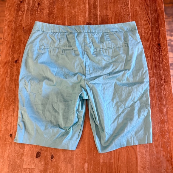 Coldwater Creek Women’s Bermuda Shorts – Size 16, Aqua Blue, Natural Fit - Picture 7 of 7